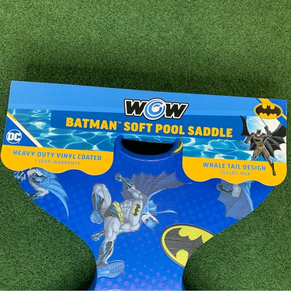 WOW World Of Watersports Batman DC Comics Whale Tail Pool Float Saddle Seat - Picture 4 of 6